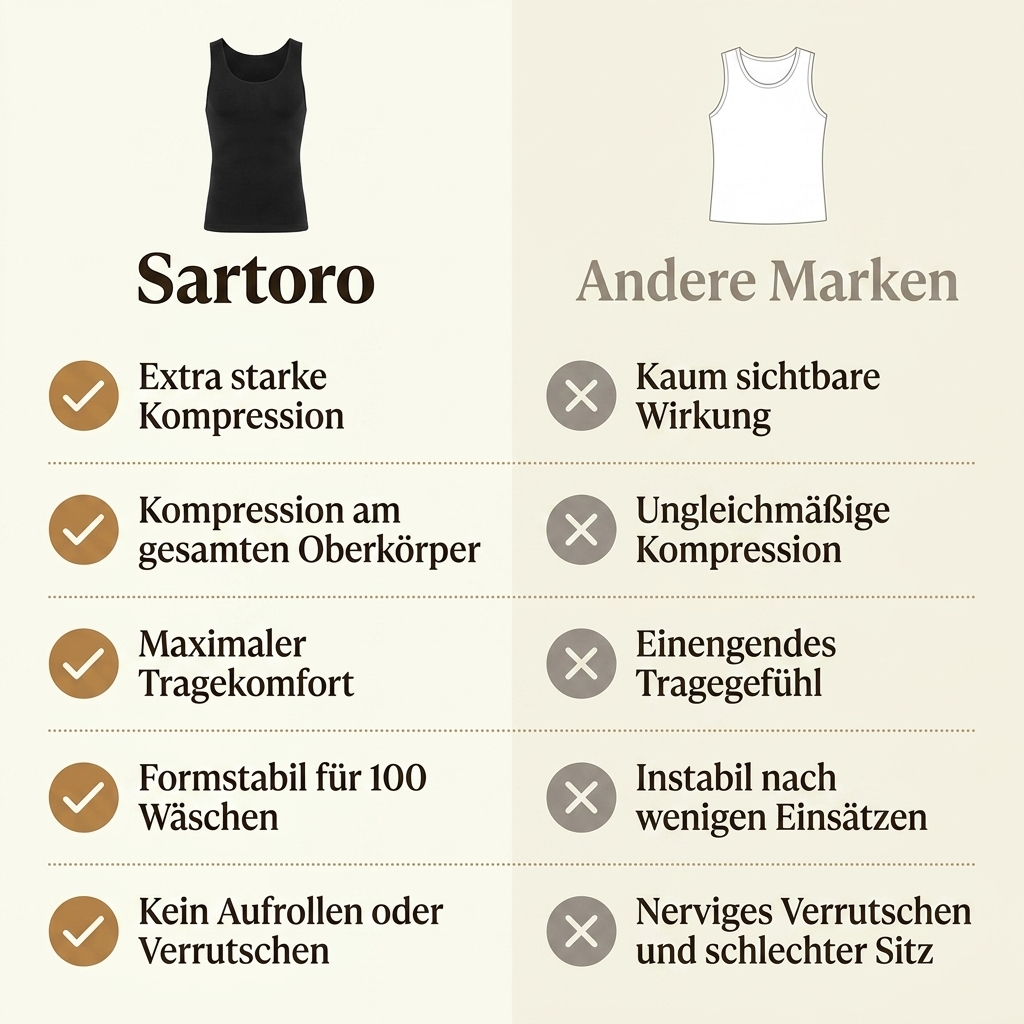 Sartoro Shapewear-Unterhemd